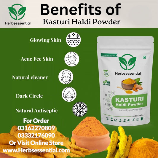 Wild Turmeric Powder (kasturi Haldi Powder)