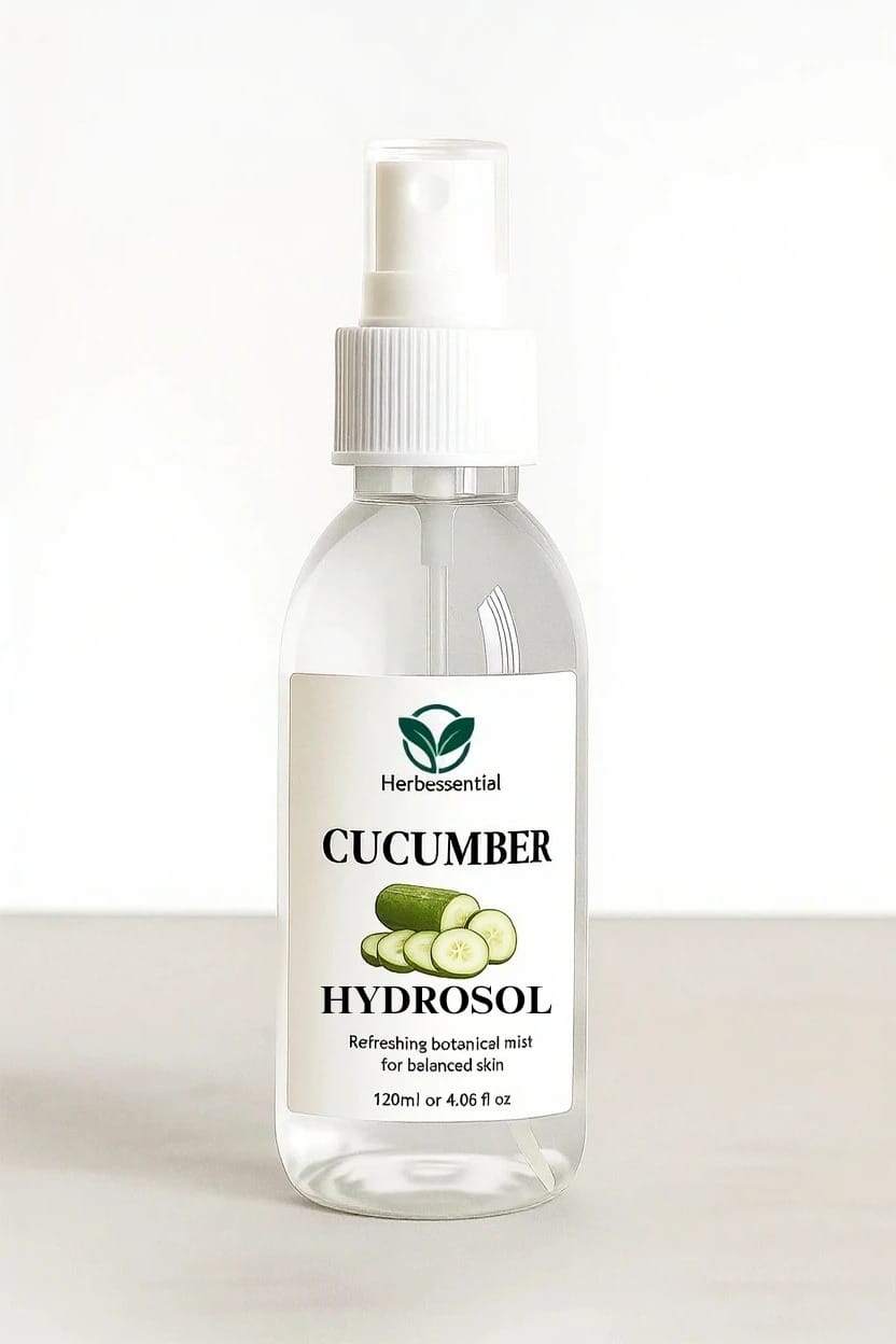 CUCUMBER HYDROSOL | Organic, Steam-Distilled Facial Mist I 120 ML