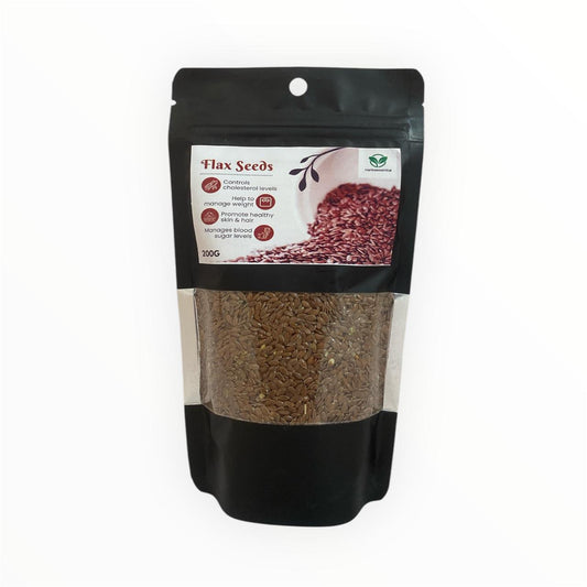 Organic Flax Seeds – Whole, Raw, Omega-3 & Fiber-Rich Superfood
