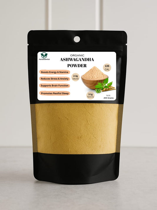 Organic Ashwagandha Root Powder – Natural Stress Support & Energy Booster