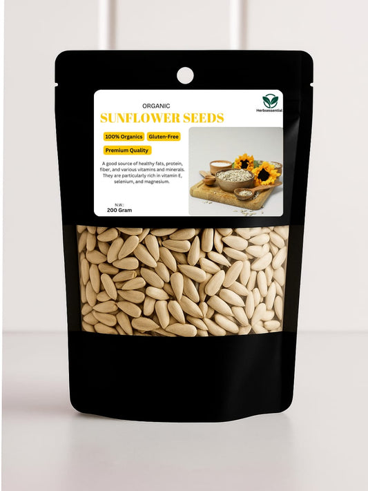 Organic Hulled Sunflower Seeds – Raw, Unsalted, Nutrient-Dense Snack
