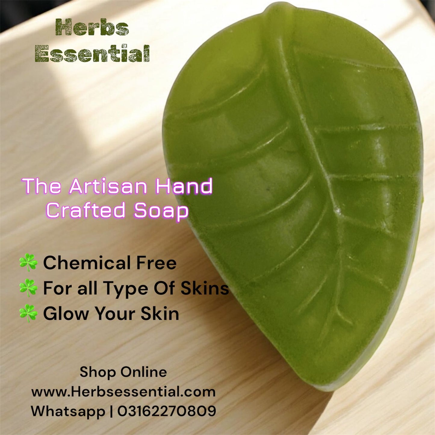 Handcrafted SOAP | With the Power of Neem  Strawberry & Papaya